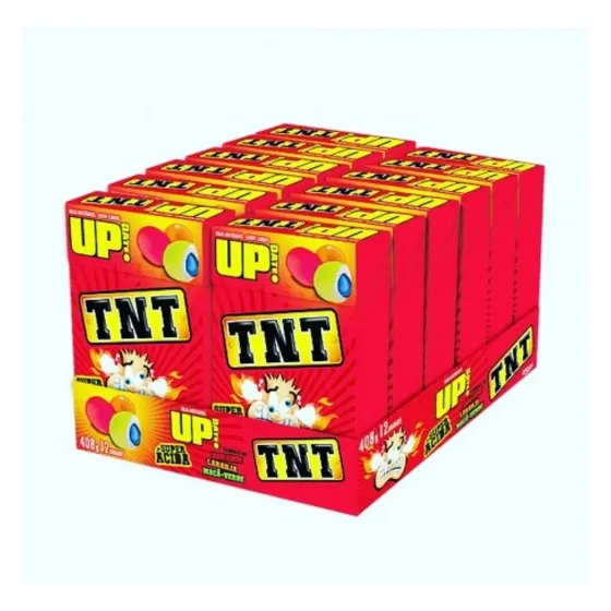 Caramelos Tnt Ácidos Frutales X 12 Paquetitos | Cuotas sin interés