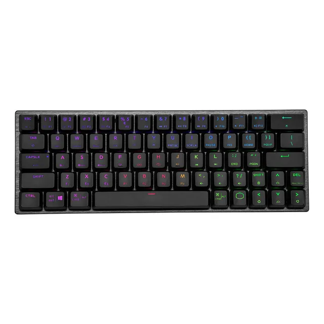 Teclado Mecánico Cooler Master Sk622 Bluetooth Y Cableado. Color del teclado Grey Idioma Inglés US