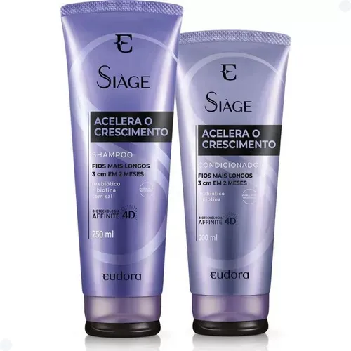 Kit Shampoo Condicionador Acelera O Crescimento Eudora