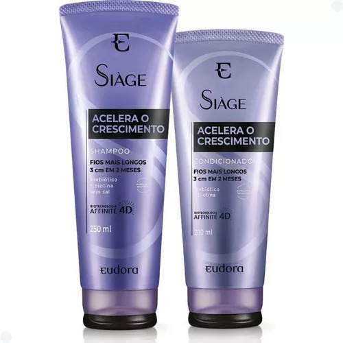 Kit Shampoo Condicionador Acelera O Crescimento Eudora Kit Shampoo Condicionador Acelera O Crescimento Eudora