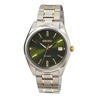 Reloj Seiko Clásico De Cuarzo Con Esfera Verde Para Hombre Reloj Seiko Clásico De Cuarzo Con Esfera Verde Para Hombre