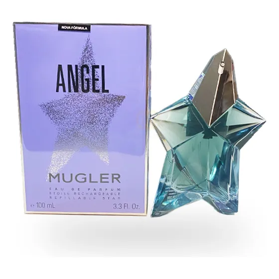 Perfume Importado Feminino Angel 100ml Eau De Parfum - Thierry Mugler - 100% Original Lacrado Com Selo Adipec E Nota Fiscal Pronta Entrega