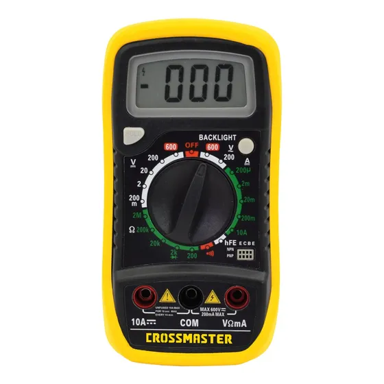 Multímetro Tester Digital 600v Crossmaster