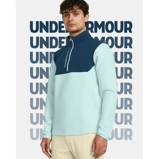 Suéter Under Armour Storm Half-zip Azul Original