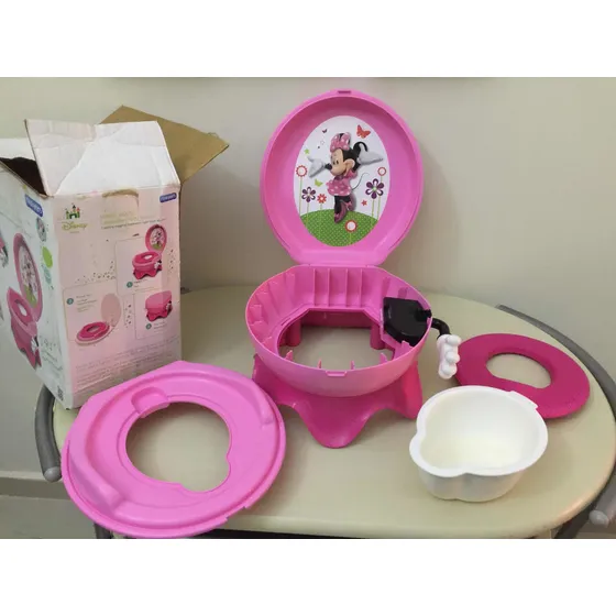 Bacinilla De Minnie Tipo Poseta 3 En 1 Con Sonido Cm Nueva