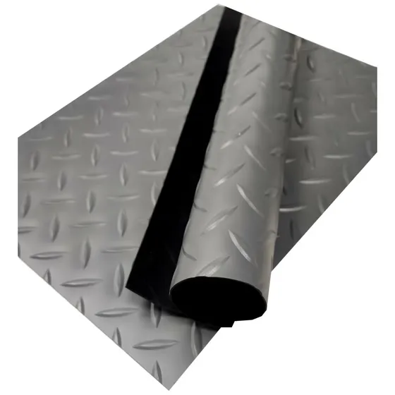 1.5 Mts Alfombra Estrías / Pvc Goma / Caucho - 1.4mts Ancho