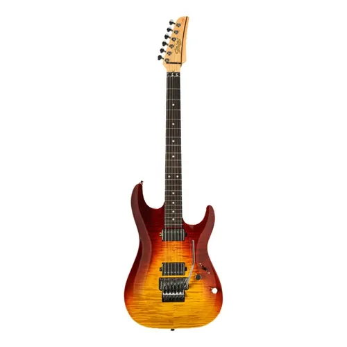 Guitarra Elétrica EVH Wolfgang WG Standard QM Floyd Rose 6 Cordas