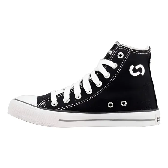 Zapatilla John Foos 184 Botita Clásica Negra. Dist Oficial.