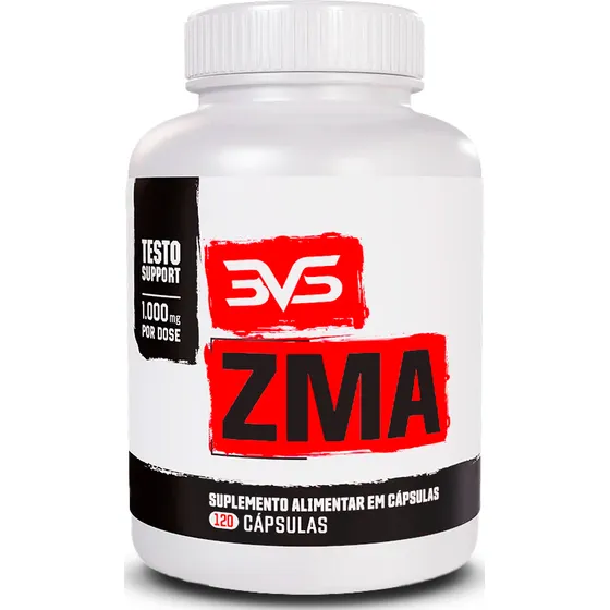 Zma 1000mg Ultra Concentrado Fórmula Exclusiva Precursor Testo - 120 Cápsulas