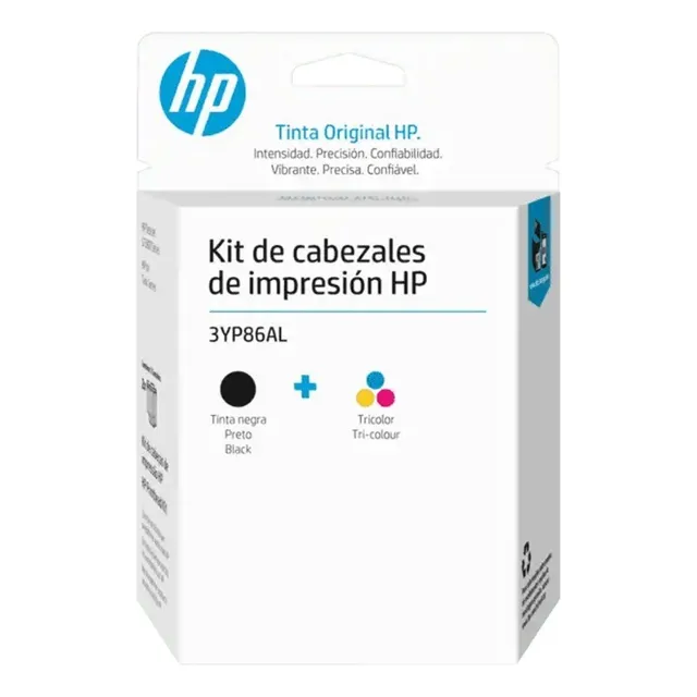 Kit Cabezales De Impresión Hp Inktank 3yp86al Color Y Negro