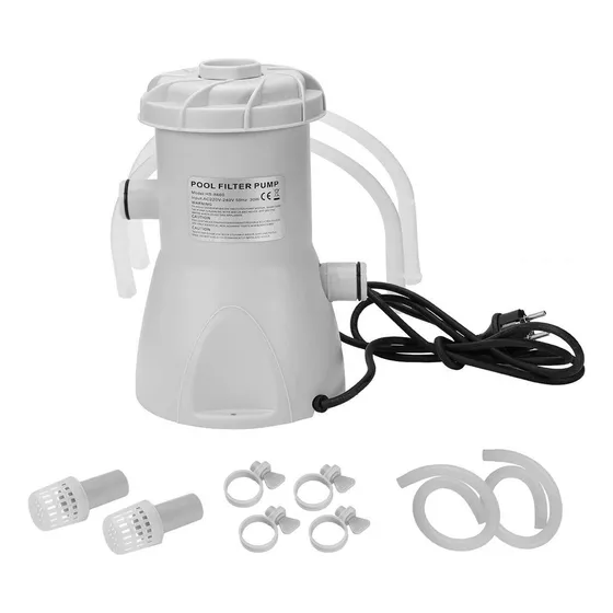 Bomba Elétrica Filtro Água Para Piscinas, 800gal/h,110v/220v