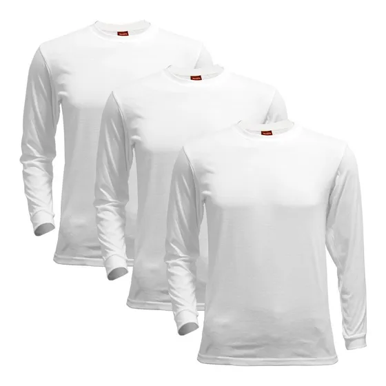 Camiseta Algodón Manga Larga Con Puño Pack X3 Disershop