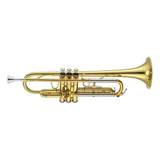 Trompeta Sib Jupiter Jtr500 + Accesorios Color Dorado