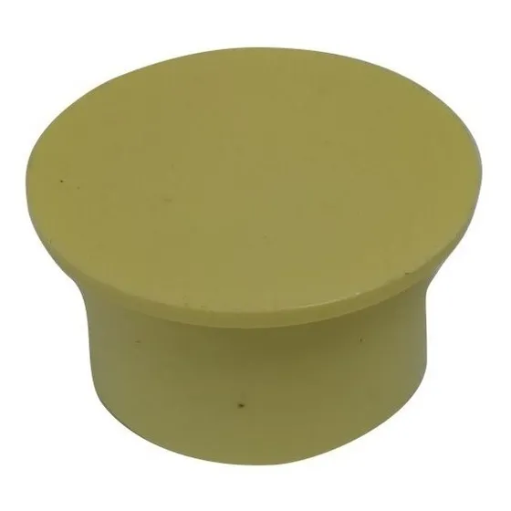 Tapa Pvc 75mm 3 PuLG Aguas Negras Amarillo Tubrica 10 Unid
