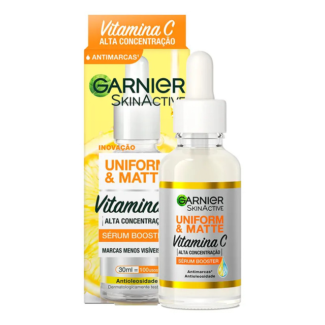 Serum Facial Garnier SkinActive Vitamina C Antimarcas 30ml