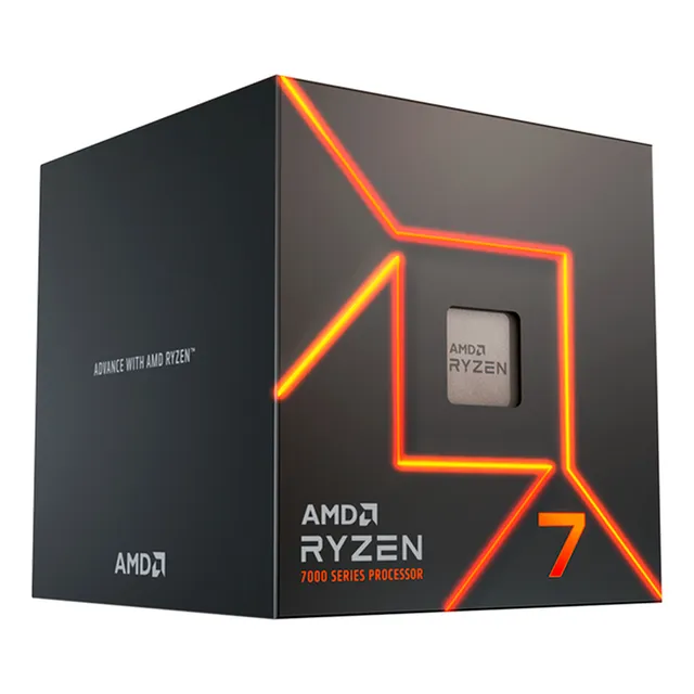 Procesador Amd Ryzen 7 7700 Am5 5.3ghz Ddr5 Pc Con video