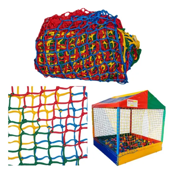 Rede Para Piscina De Bolinha 2x2 M - 8,20x1,20m