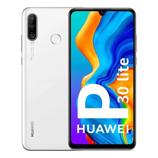 Huawei P30 Lite Dual Sim, 64 Gb, Color Blanco Perla, 6 Gb De
