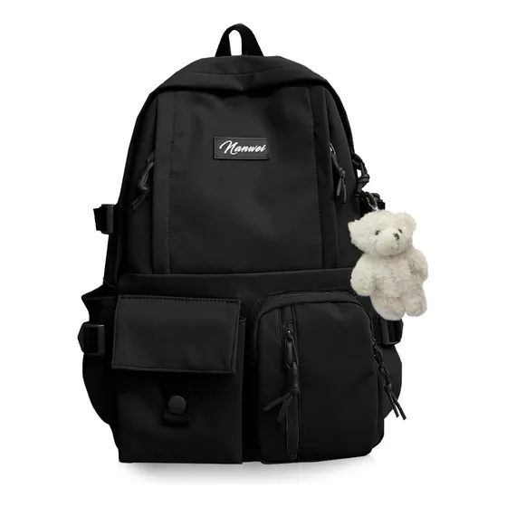Mochilas Para Laptop De Viaje 15.6 Pulgadas Senderismo 35 L Escolares Negro