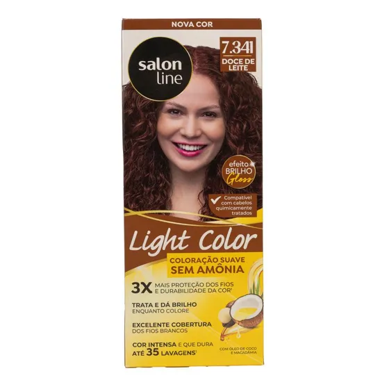 Salon Line Light Color 7.341 Doce De Leite Coloração