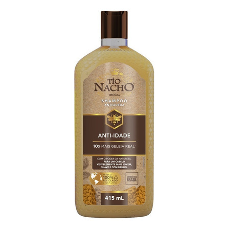 Shampoo Tio Nacho Anti-idade Antiqueda 415ml Lançamento Shampoo Tio Nacho Anti-idade Antiqueda 415ml Lançamento