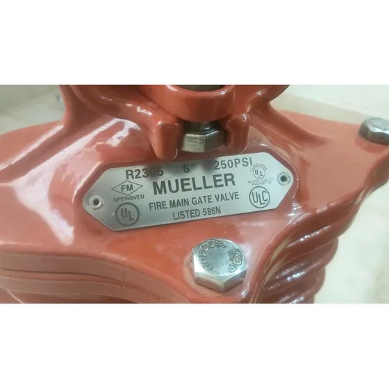 Válvulas De Compuerta De 6  Bridada Ulfm Mueller Nuevas 