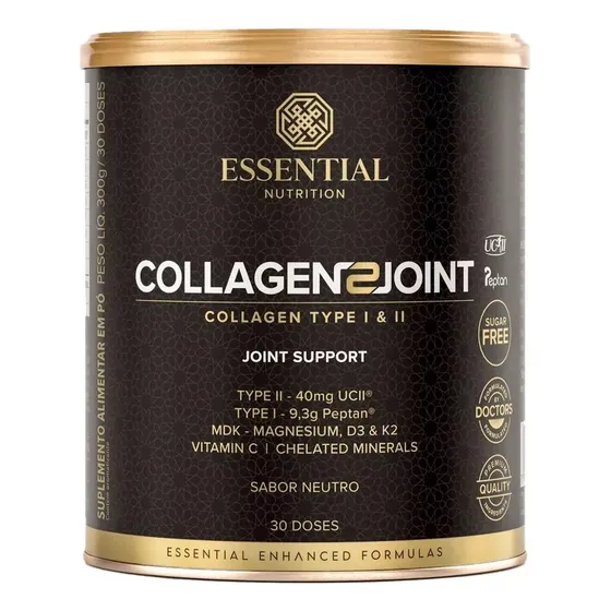 Collagen 2 Joint - 300g / 30 Doses - Essential Nutrition Sabor Neutro
