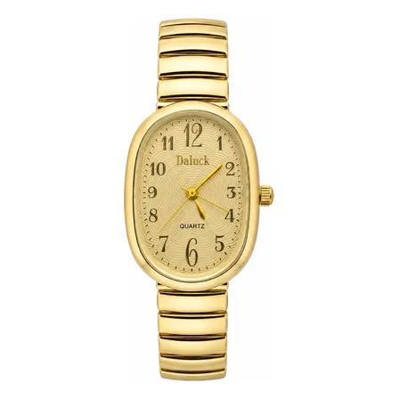 Relógio De Pulso Minimalista Old Money Feminino Premium Moda Dourado Cx Dourad