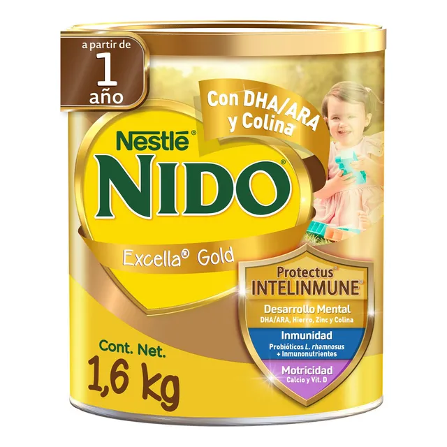 Nestle Nido Leche De Fórmula En Polvo Excella Lata 1.6kg