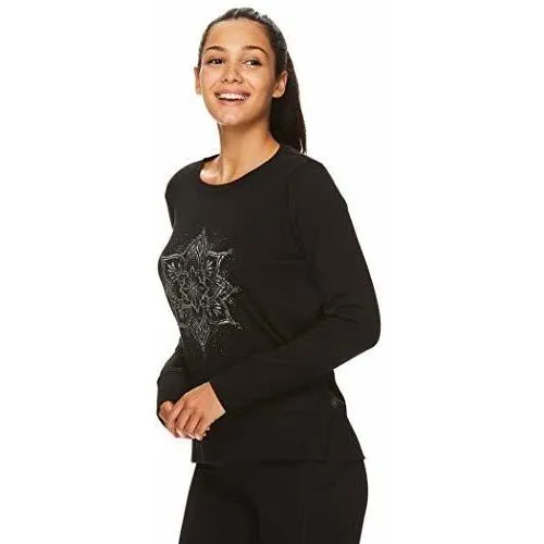 Playera Yoga Manga Larga Para Dama Camiseta Deportiva
