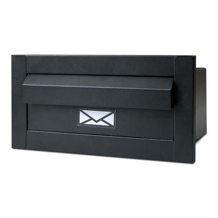 Caixinha De Correio Inox Moderna, Preta, Branca, Dourada Caixinha De Correio Inox Moderna, Preta, Branca, Dourada