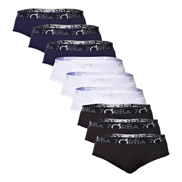 Kit 9 Cuecas Zorba Slip Stylo Exclusivo Kit 9 Cuecas Zorba Slip Stylo Exclusivo
