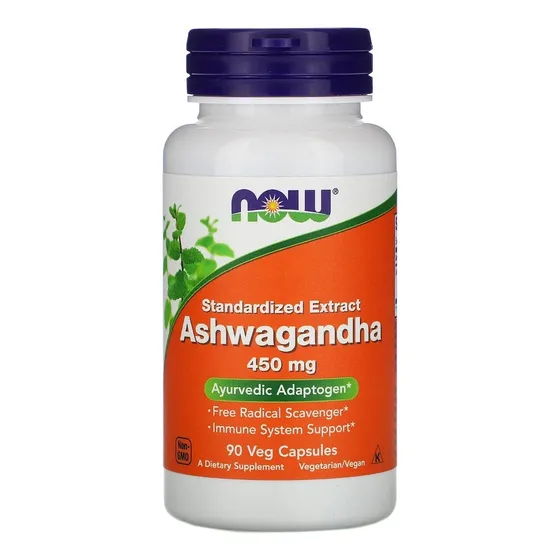 Ashwagandha 450mg Now Food 90 Capsulas Sellado