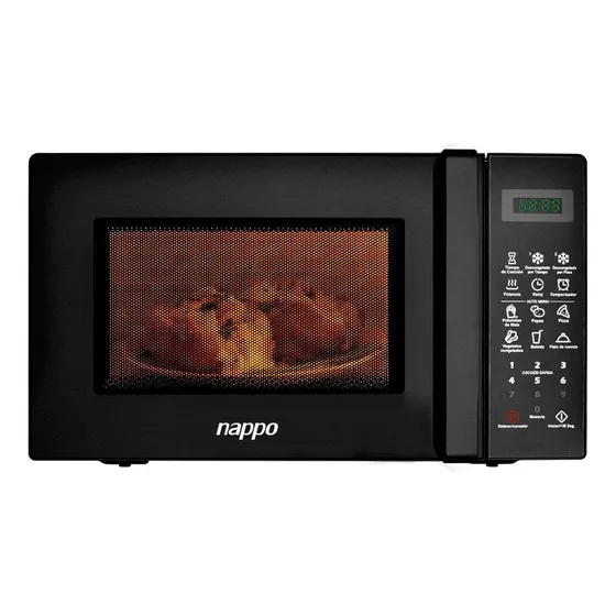 Microondas Nappo 20l 1050w Panel Digital 6 Programas