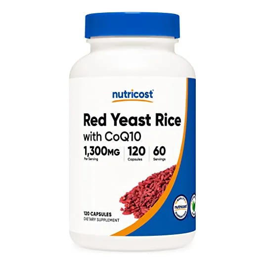 Complemente El Arroz De Levadura Roja Nutricost Con Coq10 13