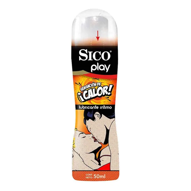 Sico Play Sensación De Calor Lubricante Íntimo C/50 Ml