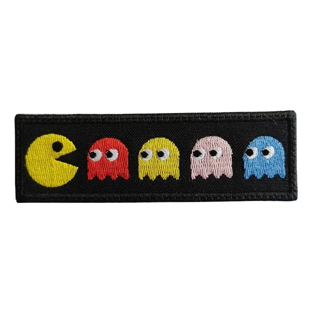 Parche Bordado Juego Arcade Pac Man Comegalletas