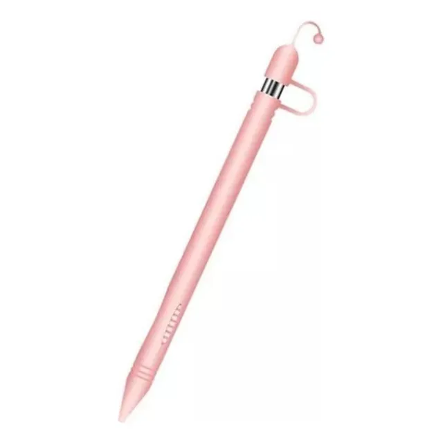 Funda De Silicona Rosa Para Apple Pencil