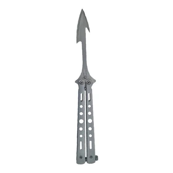 Canivete Butterfly Spartan Knives Modelo Cnv-23 - Fisga Cor Prateado
