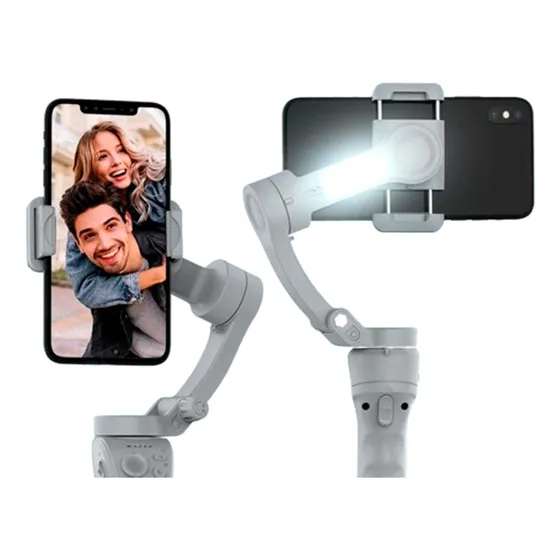 Estabilizador Gimbal Celular 3 Eixos Axnen Hq6 + Tripé
