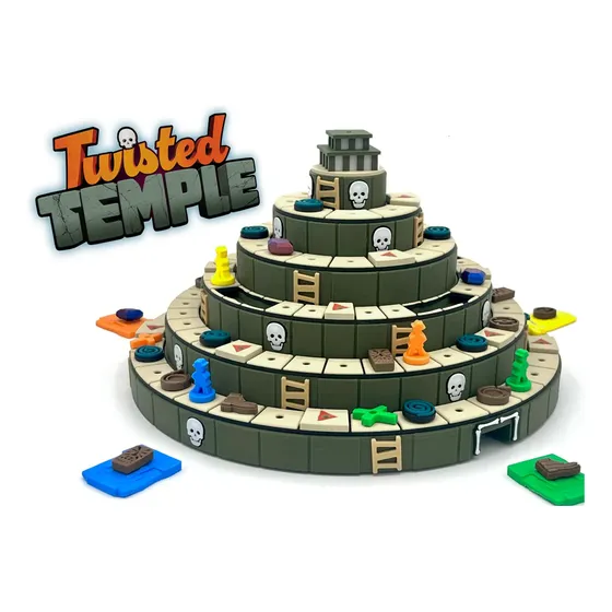 Templo Retorcido (twisted Temple) Genial Juego De Mesa P/4