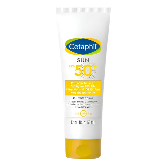 Fotoprotector Facial Gel Ligero Fps 50+ Cetaphil 50ml
