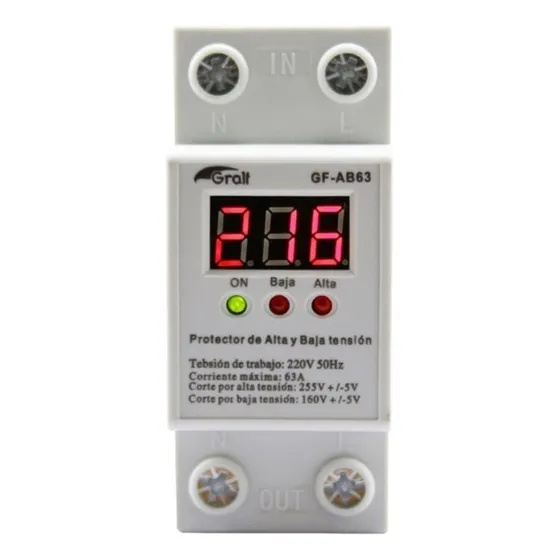 Interruptor automático miniatura-para riel din Gralf GF-AB63