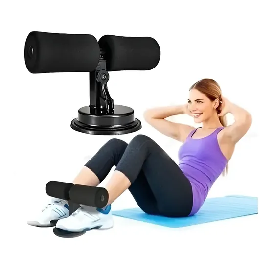 Soporte Ventosa Ejercicios Abdominales Portátil Y Practico Color Negro | Cuotas sin interés