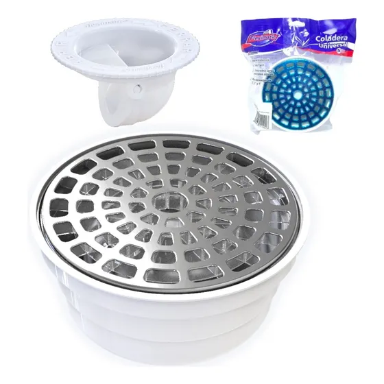 Paquete 2 Pzas Coladera Universal Fleximatic 2259 Anti Olore