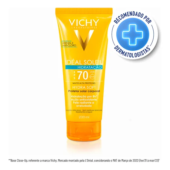 Protetor Solar Corporal Idéal Soleil Fps70 200ml Vichy