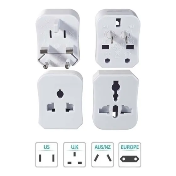Adaptador Ficha Universal Treqa Para Viaje Seguridad Niños