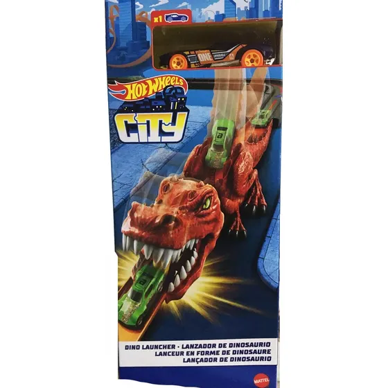 Lanzador Hotweels City Nemesis Dinosaurio Original Mattel