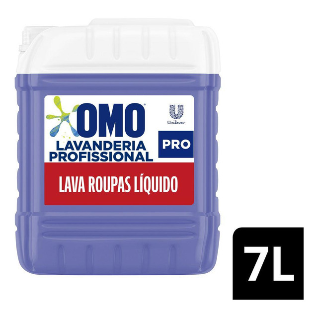 Lava Roupas Líquido Omo Lavanderia Profissional Lavagem 7 L Lava Roupas Líquido Omo Lavanderia Profissional Lavagem 7 L