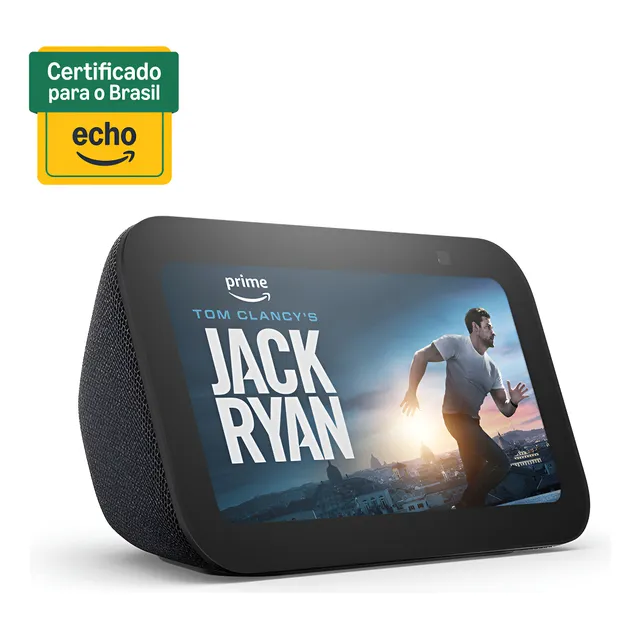 Echo Show 5 3ª Geração 2023 Smart Display Preto Amazon 110v/220v